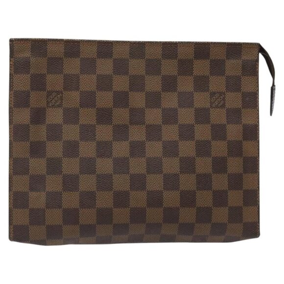 LOUIS VUITTON Damier Ebene Poche Toilette 26 Pouch - Picture 2 of 14